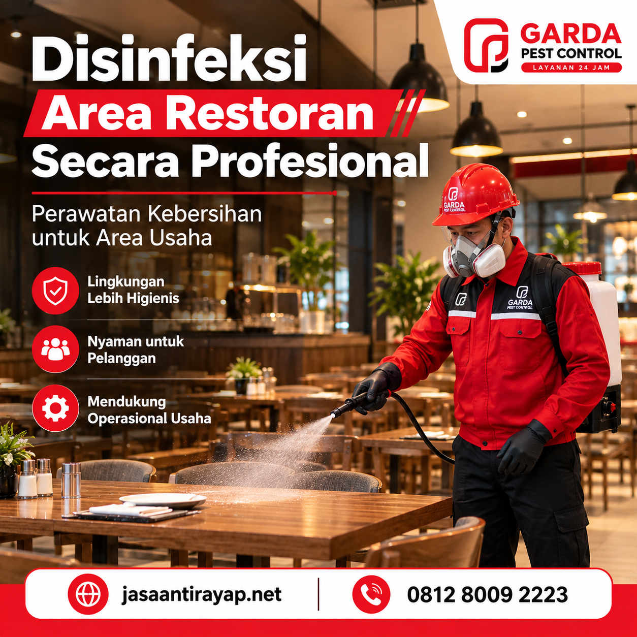 Biaya Jasa Disinfektan di Kota Bekasi