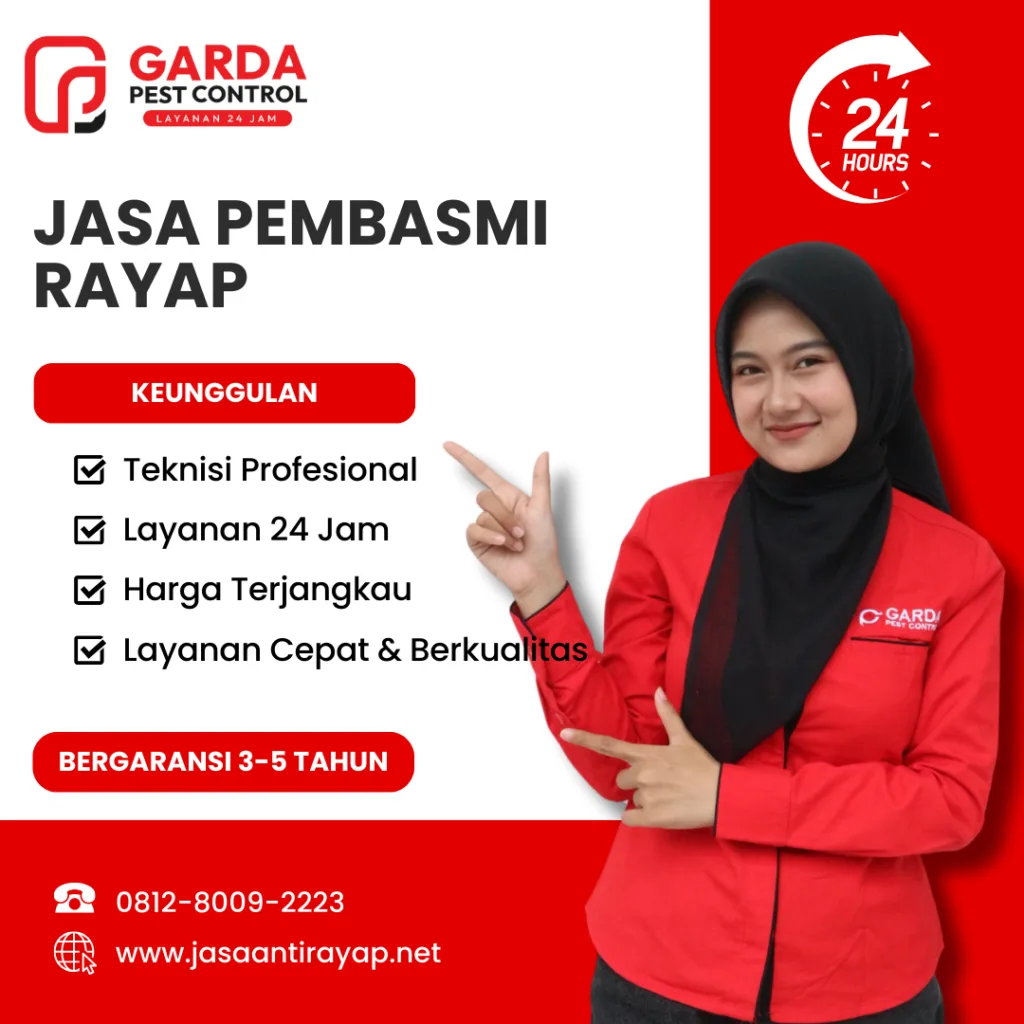Jasa Anti Rayap di Cempaka Putih Jakarta Terbaik