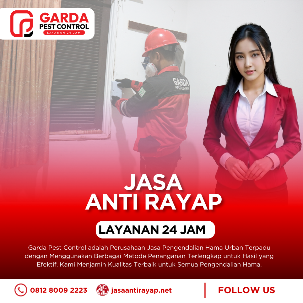 Jasa Anti Rayap Bekasi Metode Lengkap