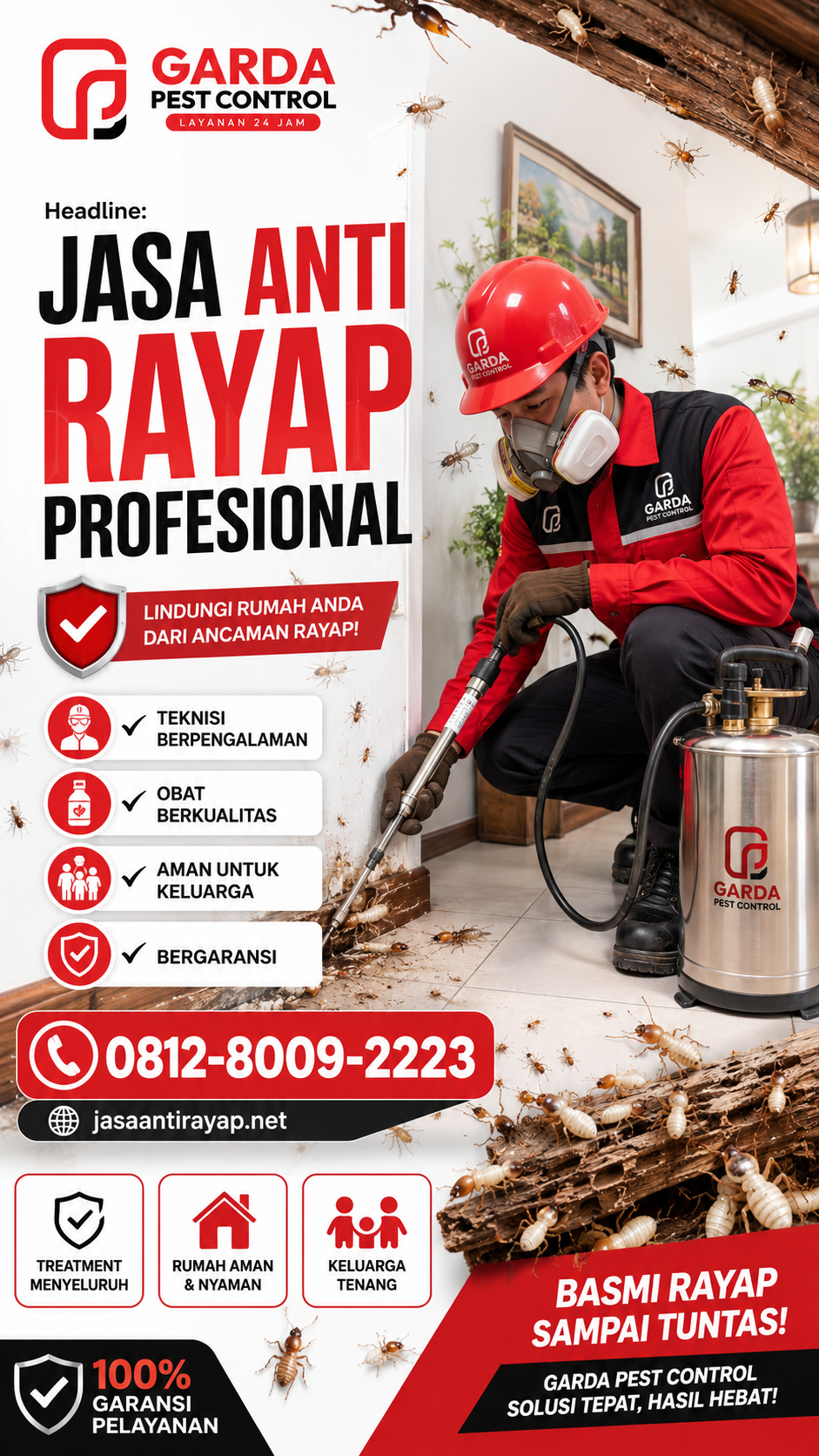 Jasa Basmi Rayap Purwokerto