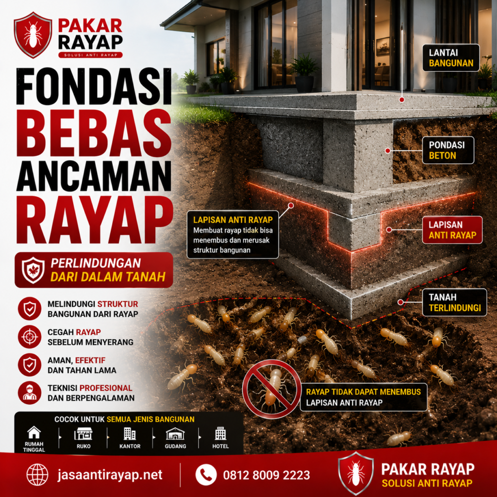 Jasa Anti Rayap Pasca Konstruksi Garut