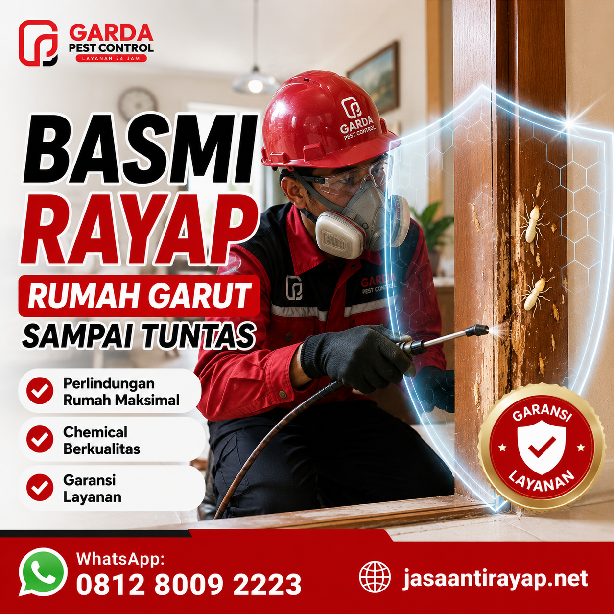 Jasa Suntik Rayap Pra Konstruksi Garut dari GAN PESTCON untuk Ketahanan Bangunan