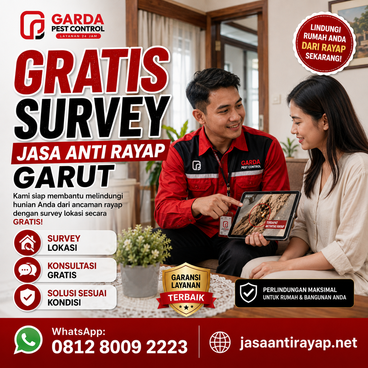 Garansi Jasa Anti Rayap Garut: Perlindungan Struktur Bangunan Anda