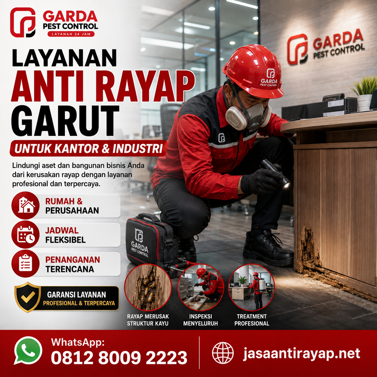 Garansi Jasa Anti Rayap Garut: Perlindungan Struktur Bangunan Anda