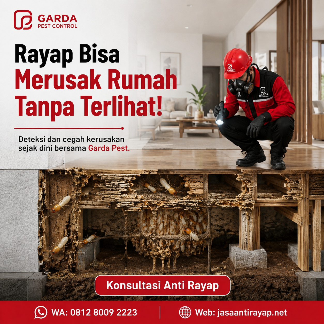 Rincian Harga Jasa Anti Rayap Per Meter Garut dan Panduan Biaya Lengkap