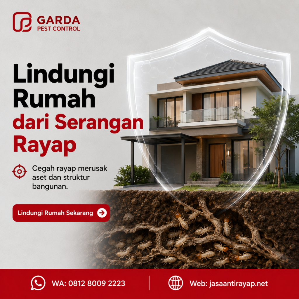 Jasa Pembasmi Rayap Garut Profesional dan Berpengalaman Terbaik