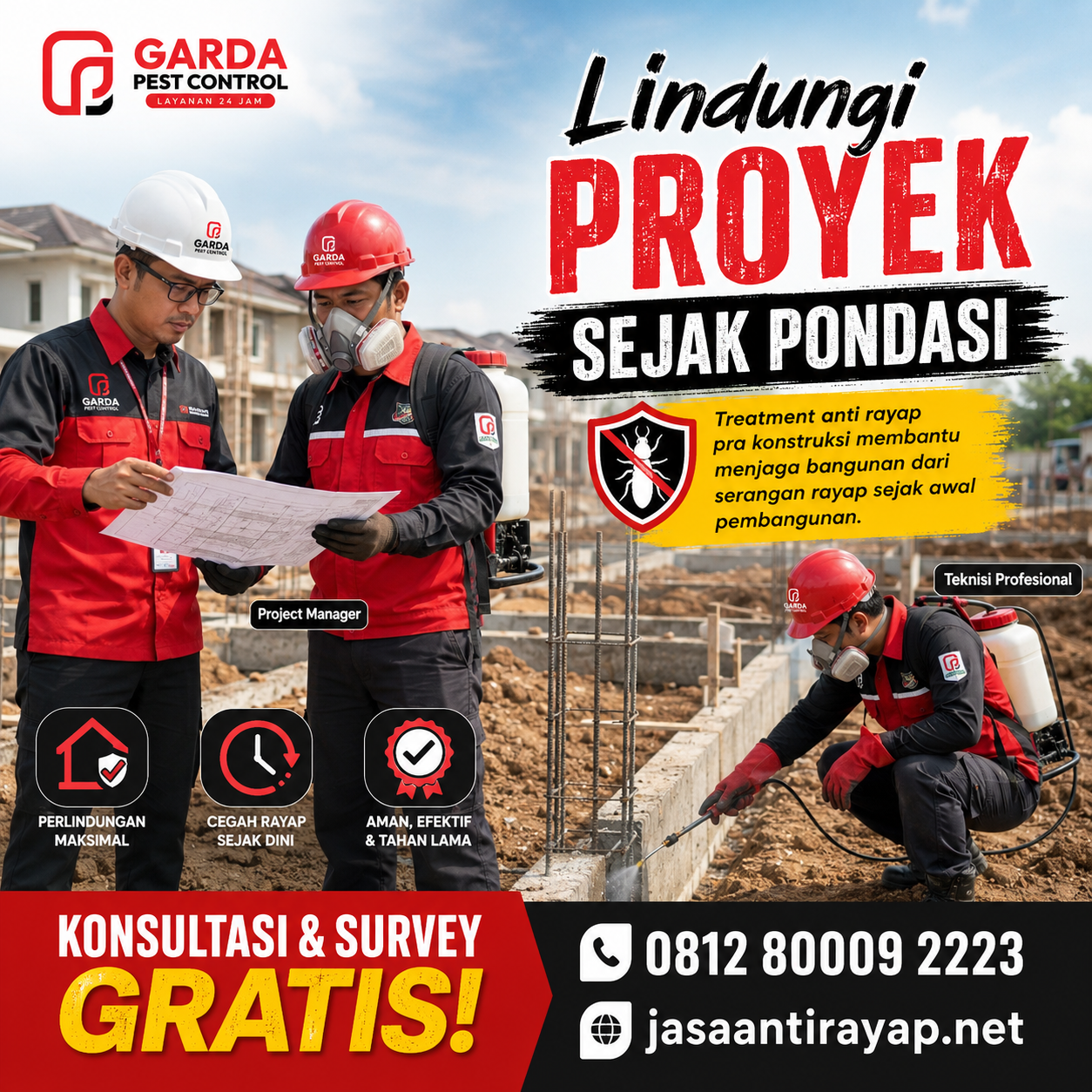 Biaya Jasa Anti Rayap per Meter di Garut dan Cara Menghitungnya