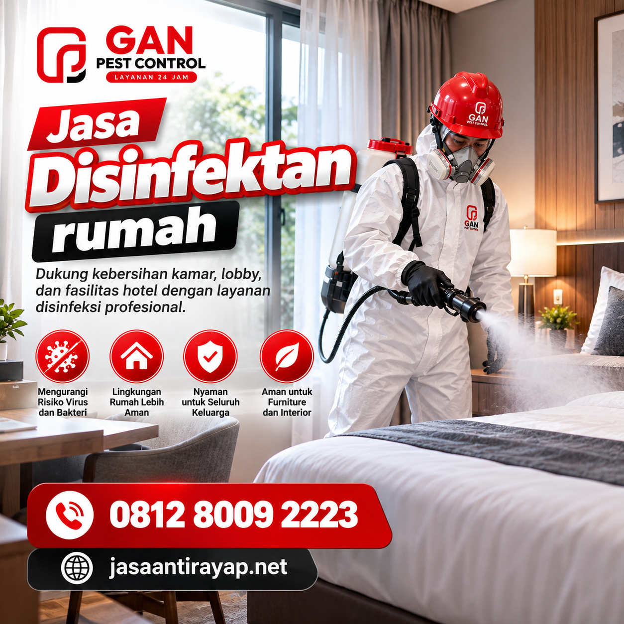 Layanan Disinfektan Darurat 24 Jam Garut